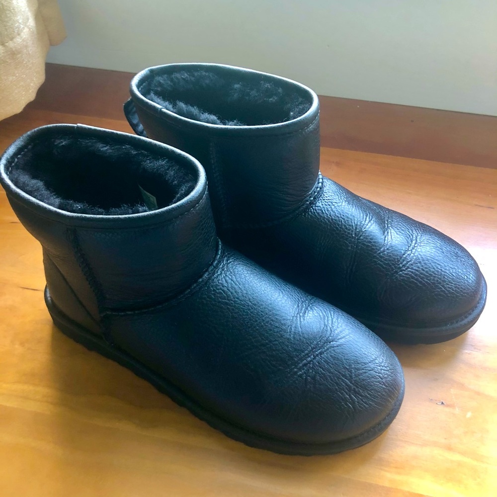 UGG Leather Mini Boots